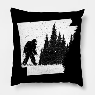 Arkansas Bigfoot Pillow