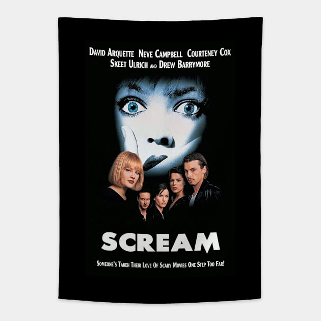 Scream - 1996 cult slasher horror movie Tapestry by caseofstyle