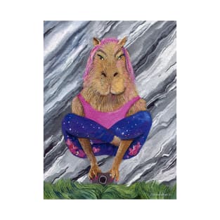 Capybara yoga photographer T-Shirt