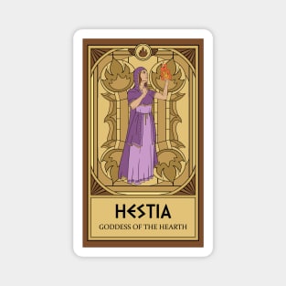 Hestia Tarot Card Magnet