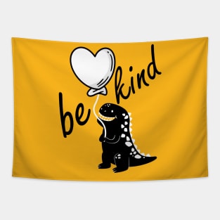 be kind dinosaur shirt Tapestry