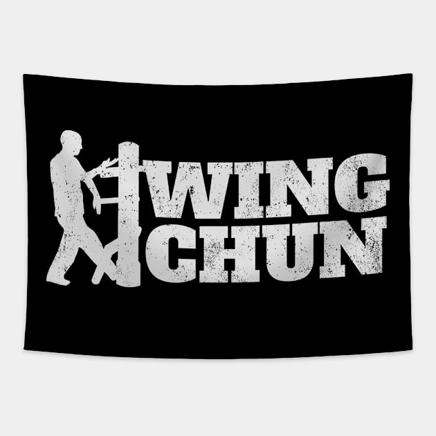 Wing Chun Kung Fu Martial Arts Vintage Tapestry by KAWAIITEE