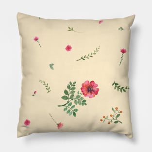 Elegance Seamless pattern with flowers Pillow