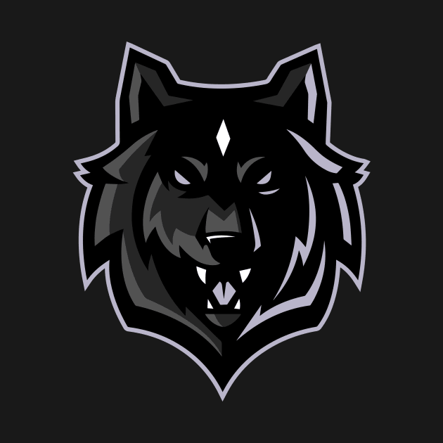 Wolf - Wolf Head by My Geeky Tees - T-Shirt Designs