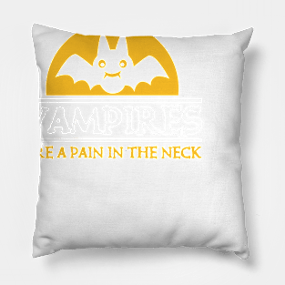 Halloween: Vampires are a pain in the neck Pillow