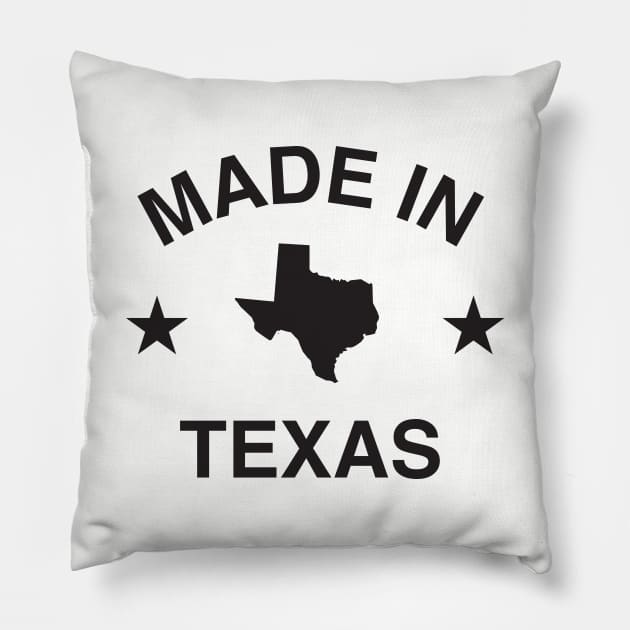 Made in Texas Pillow by elskepress