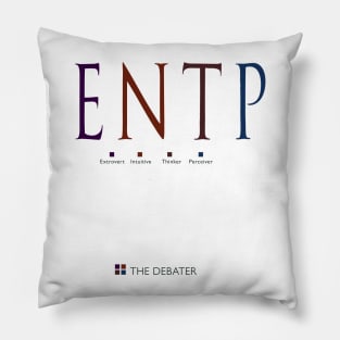 ENTP The Debater, Myers-Briggs Personality Type Pillow