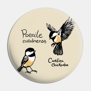 Carolina Chickadee Pin