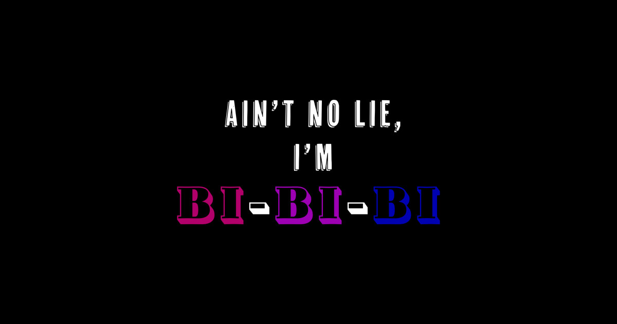 I'm Bi-Bi-Bi - Bisexual Pride - Sticker | TeePublic