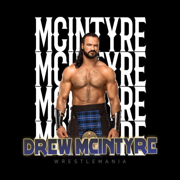 Wrestle Star aj drew mcintyre by cokistick