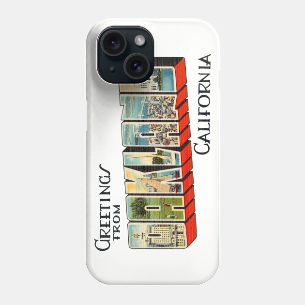 Greetings from Oakland California Phone Case by reapolo