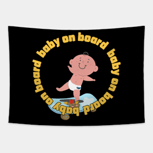 baby on board Tapestry