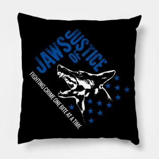 Jaws of Justice  - K-9 Unit  -German Shepherd Pillow