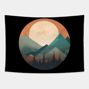 Contemporary Nature Wanderer Tees Tapestry