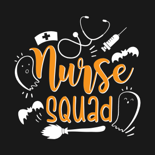 Women Nurse Squad Halloween Costume Gift T-Shirt