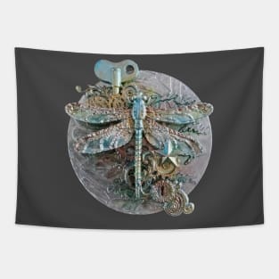 Silver Dragonfly Tapestry