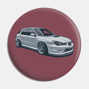 Subie wagon Pin