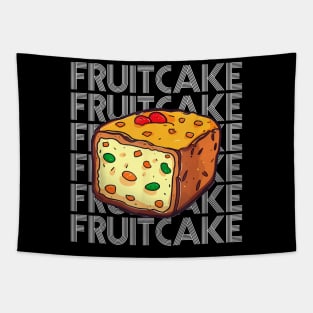 Christmas Fruitcake X Mas Food For A Fruitcake Fan Tapestry