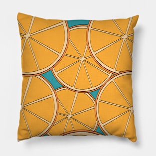 Orange Summer Pillow