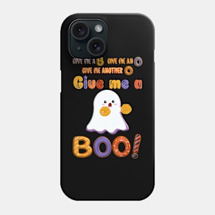 Cute Halloween Cheerleader Ghost with pompoms Phone Case