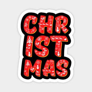 It's Christmas - Festive Christmas design Magnet