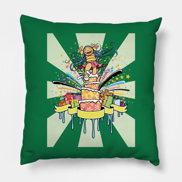 fantasy island Pillow by karim_shanaan