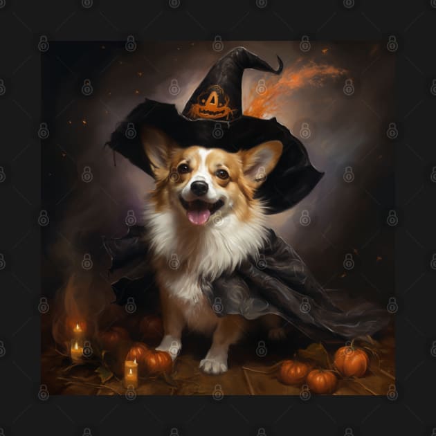 Corgi Witch by AtomicChonk