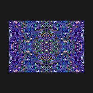 trippy symmetrical swirls T-Shirt