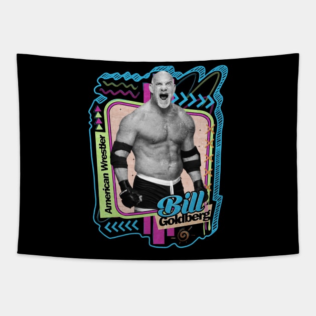 Bill Goldberg - Pro Wrestler Tapestry by PICK AND DRAG