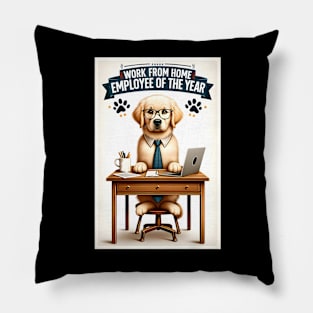 Work from Home Employee of the Year Pillow