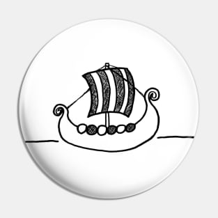 Viking Ship Pin