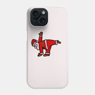 Santa Claus Doing Yoga Phone Case