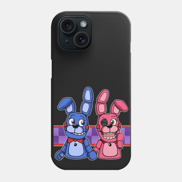 Sisters! - Five Nights at Freddy's: Sister Location Phone Case by DragonfyreArts