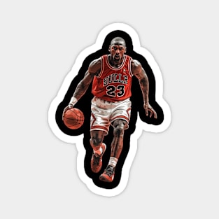 His Majesty Michael Jordan Magnet