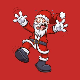 Scared Santa Claus T-Shirt