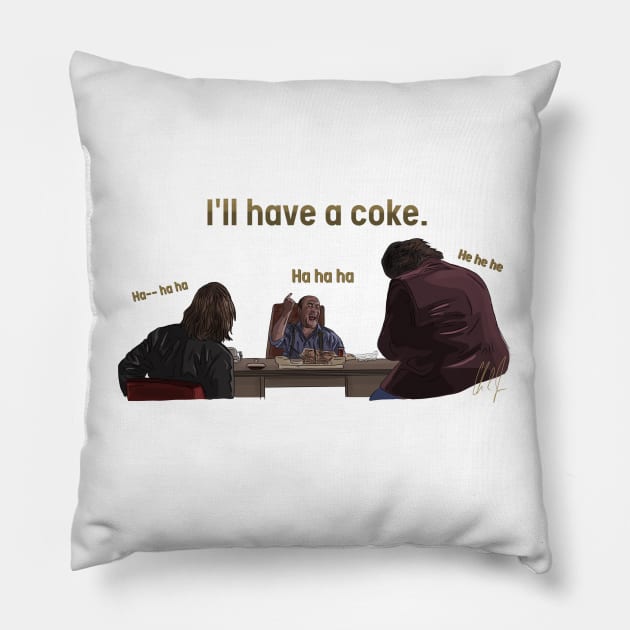 Boondock Saints: Rocco's funny joke Pillow by 51Deesigns