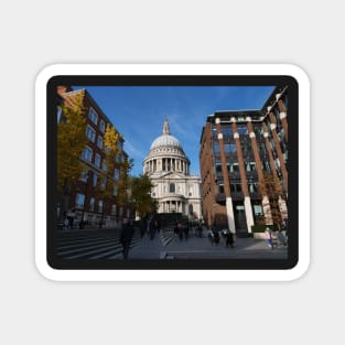 St Paul’s Cathedral and people from different walks of life Magnet