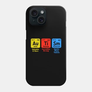 Autism periodic table Phone Case