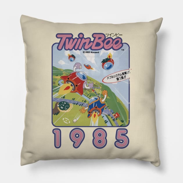 TwinBee Pillow by Slippytee
