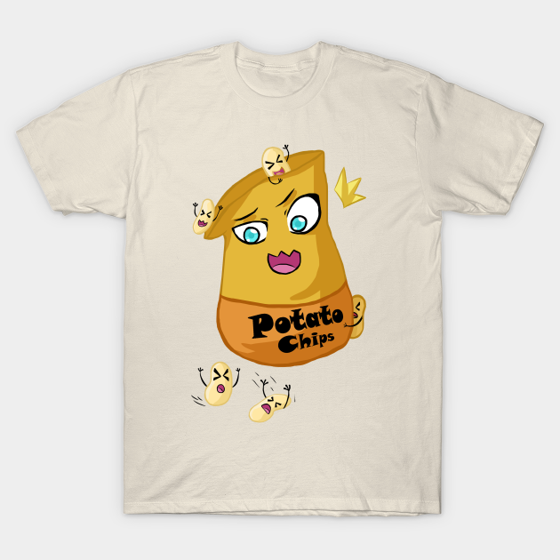 Potato Chips Kawaii Food T Shirt Teepublic Au With tenor, maker of gif keyboard, add popular kawaii potato animated gifs to your conversations. teepublic