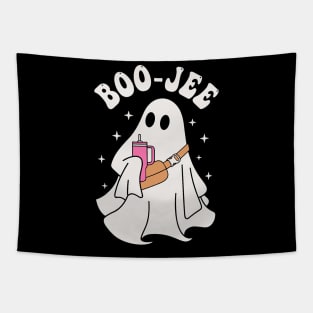 Spooky Season Cute Ghost Halloween Costume Boujee Boo-Jee Tapestry