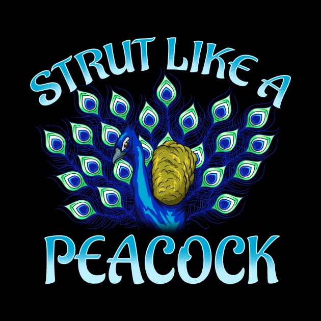 Cute Strut Like a Peacock Strong Self Confidence by theperfectpresents