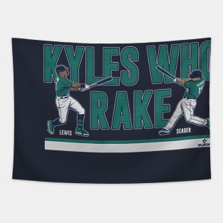 Kyle Lewis & Kyle Seager Kyles Who Rake Tapestry