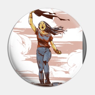 Woman life freedom Pin