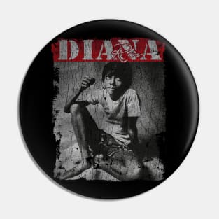 TEXTURE ART - DIANA ROSS  kids Pin