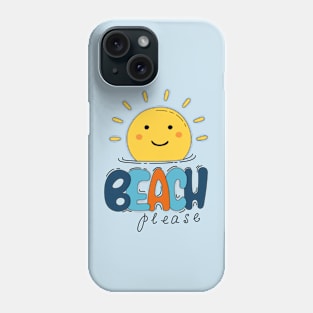 Sun and beach Phone Case