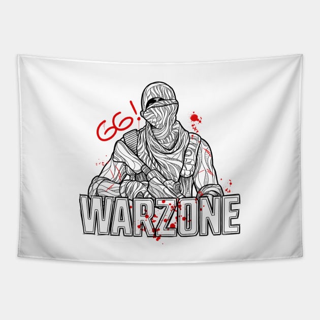 WARZONE Tapestry by Psydrian