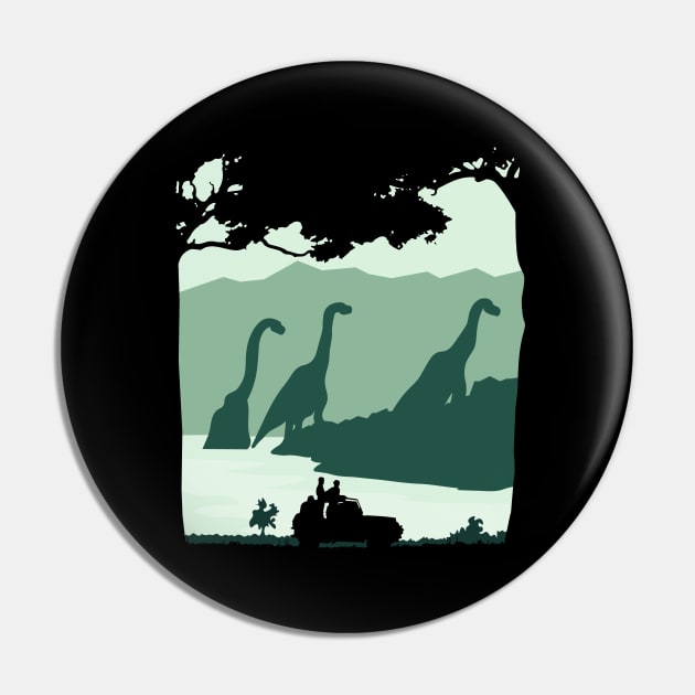 Dino Lake Pin by LordNeckbeard