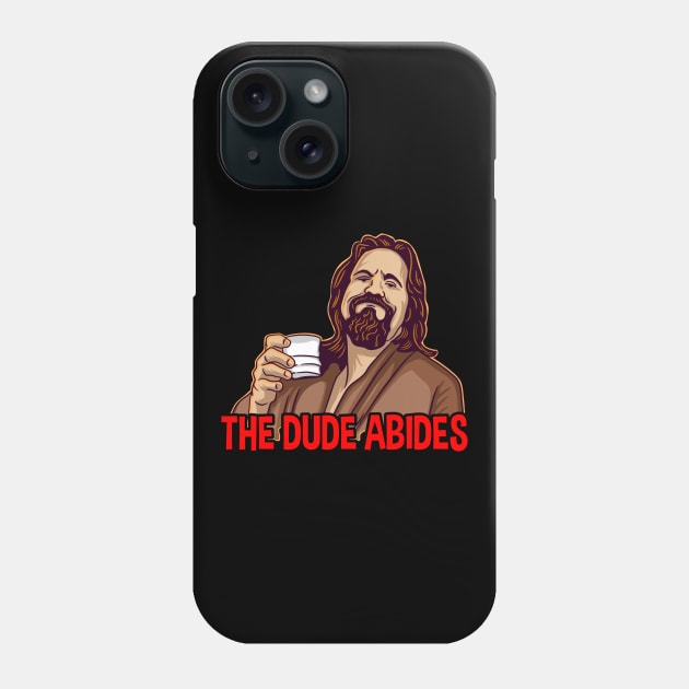 big lebowski the dude abides Phone Case by opoyostudio