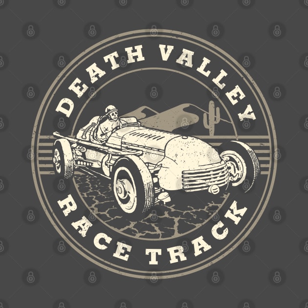 Vintage Death Valley Race Track by © Buck Tee Originals by Buck Tee